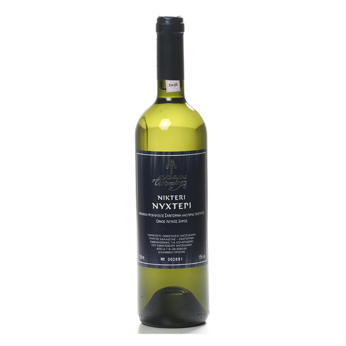 Εικόνα της Χατζηδάκη Σαντορίνη Νυχτέρι 750ml (2020), Λευκός Ξηρός Οίνος