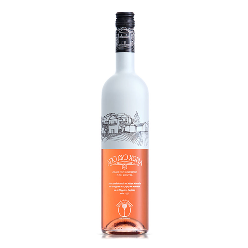 Picture of Domaine Monsieur Nicolas Apo Dyo Choria 750ml (2022), Rose Semi Dry