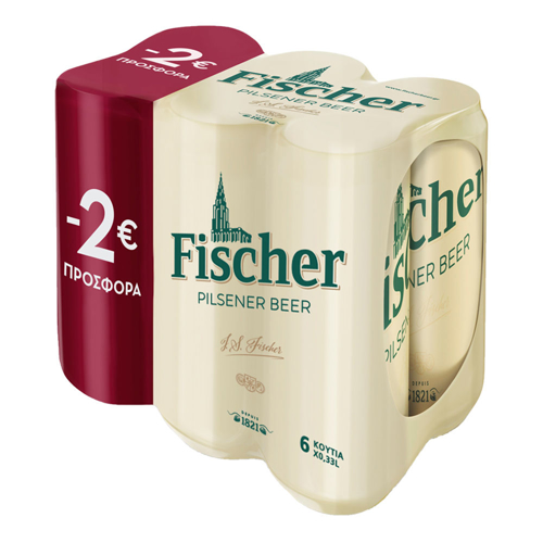 Εικόνα της Fischer Κουτί 330ml Εξάδα (-2€)