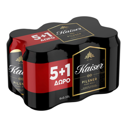 Picture of Kaiser Can 330ml Six Pack (5+1)