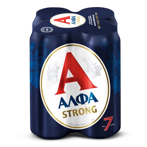 Εικόνα της Άλφα Strong Κουτί 500ml Τετράδα