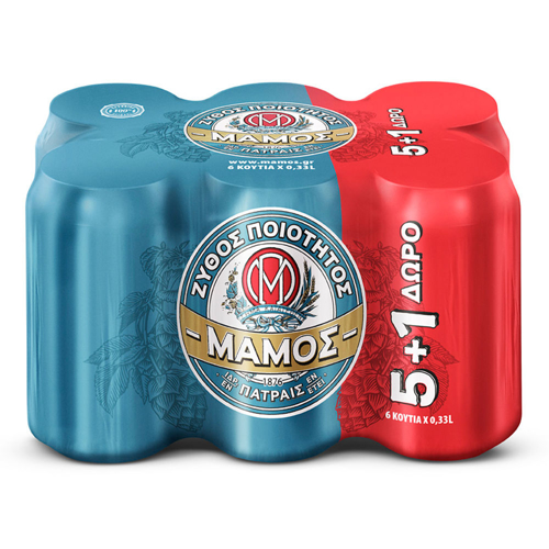 Picture of Mamos Can 330ml Six Pack (5+1)