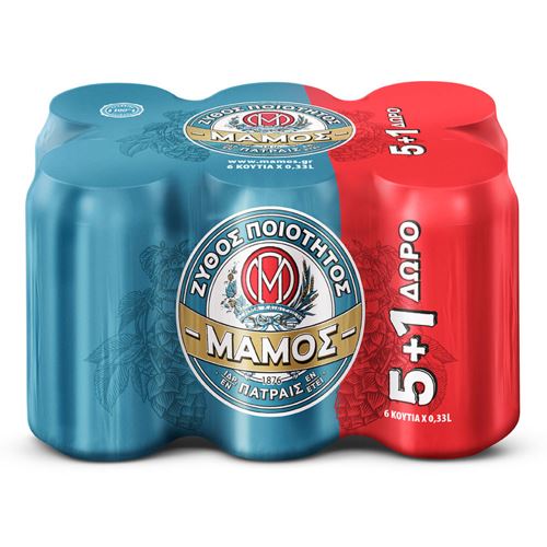 Picture of Mamos Can 330ml Six Pack (5+1)