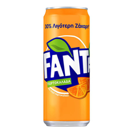 Εικόνα της Fanta Πορτοκάλι Με Ανθρακικό Κουτί 330ml