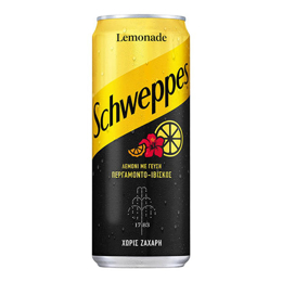 Εικόνα της Schweppes Lemonade (Bergamot - Hibiscus) Κουτί 330ml