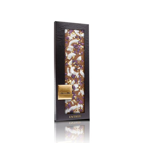 Εικόνα της Σοκολάτα ChocoMe Entree Gold & Violet 110gr