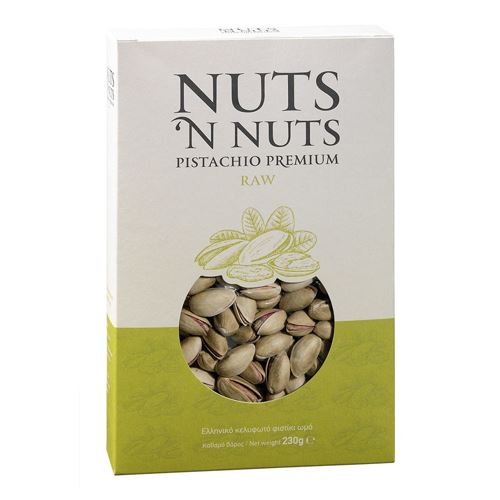 Εικόνα της Nuts N Nuts Ελληνικό Κελυφωτό Φιστίκι Ωμό 230gr
