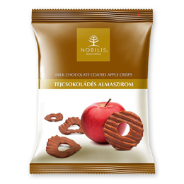 Εικόνα της Nobilis Milk Chocolate Coated Apple Crisps 50gr