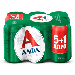 Picture of Alpha Can 330ml Six Pack (5+1)