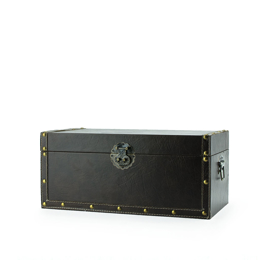 Picture of Package No 155 | Leather Chest (40cm x 20,5cm x 17,5cm)