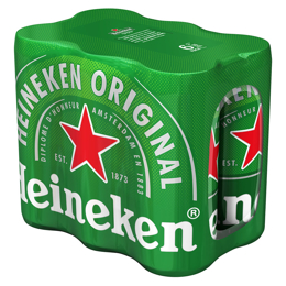 Picture of Heineken Can 330ml Six Pack