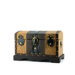 Picture of Package No 152 | Leather Chest (35cm x 19cm x 21cm)