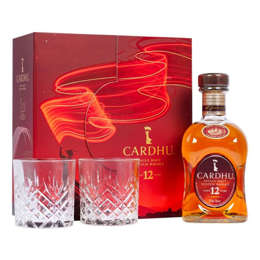 Picture of Cardhu 12 Y.O. Single Malt Whisky 700ml (Gift Box + 2 Glasses)