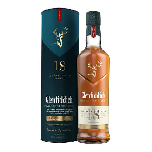 Picture of Glenfiddich 18 Y.O. Single Malt Small Batch Whisky 700ml