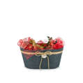 Picture of Package No 025 | Grey Handmade Basket (33cm x 16cm x 17cm)