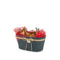 Picture of Package No 025 | Grey Handmade Basket (33cm x 16cm x 17cm)