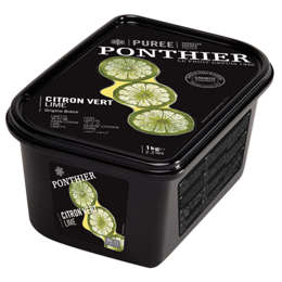 Picture of Ponthier Puree Sugar Free 100% Lime 1Kg (Frozen Product)