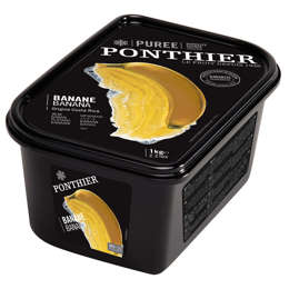 Picture of Ponthier Puree Banana 1Kg (Frozen Product)