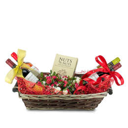 Picture of Gift Pack 017 (Lafazanis Winery Prorogos Collection & Nuts n Nuts Pistachio Premium)