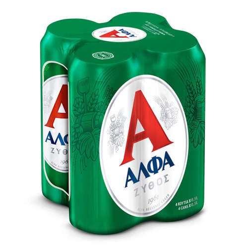 Picture of Alpha Can 500ml Four Pack