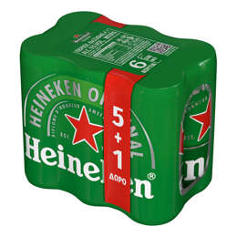 Picture of Heineken Can 330ml Six Pack (5+1)