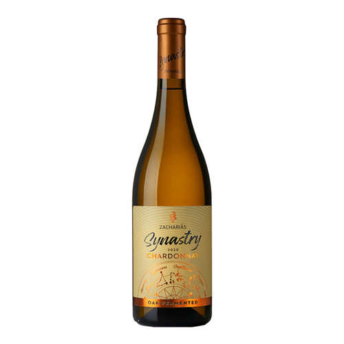 Εικόνα της Αμπελώνες Ζαχαριά Synastry Chardonnay 700ml (2021), Λευκός Ξηρός