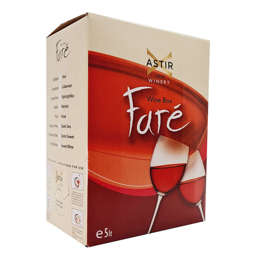 Picture of Astir X. Fare (Inomessiniaki) Wine Bag Merlot 5Lt, Red Dry