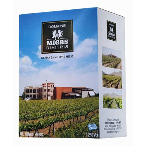 Picture of Domaine Migas Wine Bag Muscat 5Lt, White Dry