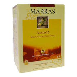 Picture of Marras Vineyards Wine Bag 5Lt, White Dry