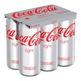 Εικόνα της Coca Cola Light Κουτί 330ml Εξάδα