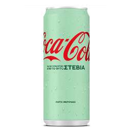 Εικόνα της Coca Cola Stevia Κουτί 330ml