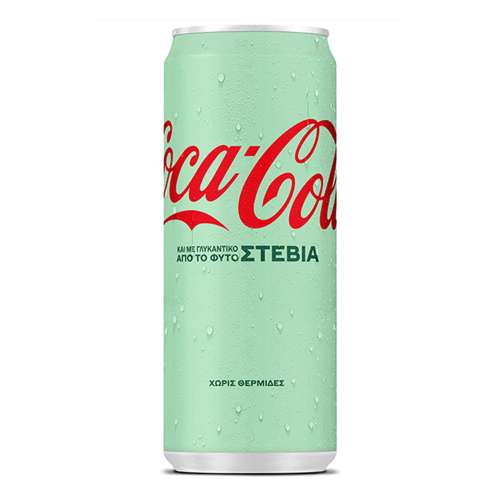 Εικόνα της Coca Cola Stevia Κουτί 330ml