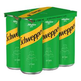 Εικόνα της Schweppes Mojito Κουτί 330ml Εξάδα