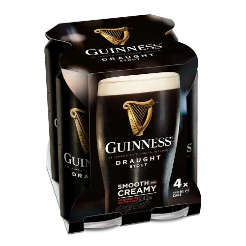 Picture of Guinness Draught Can 440ml Four Pack