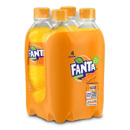 Εικόνα της Fanta Πορτοκάλι Με Ανθρακικό Pet 500ml Τετράδα