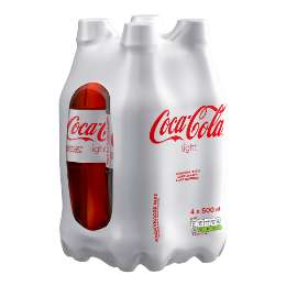 Εικόνα της Coca Cola Light Pet 500ml Τετράδα