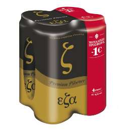 Picture of Eza Pilsener Can 500ml Four Pack (-1€)