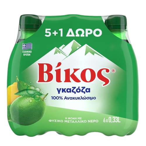 Εικόνα της Βίκος Γκαζόζα 330ml (5+1) (6x330ml)