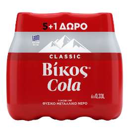 Εικόνα της Βίκος Cola 330ml (5+1) (6x330ml)