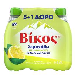 Εικόνα της Βίκος Λεμόνι 330ml (5+1) (6x330ml)