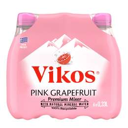 Picture of Vikos Pink Grapefruit 330ml (6x330ml)