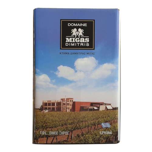 Picture of Domaine Migas Wine Bag Muscat 10Lt, White Dry