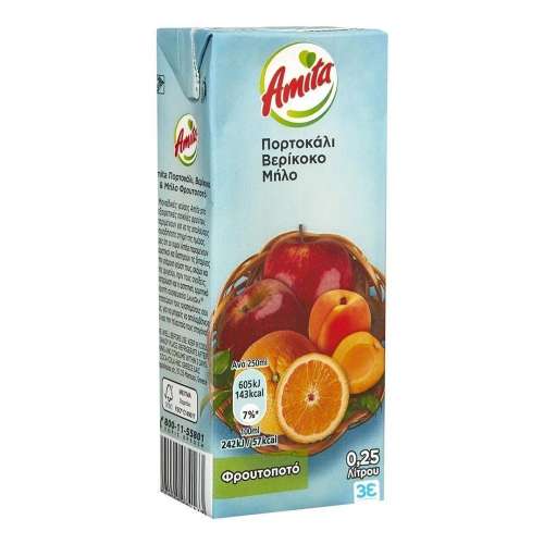 Picture of Amita Orange-Apple-Apricot 250ml