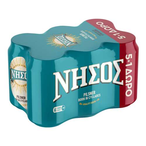 Picture of Nisos Pilsner One Way 330ml Six Pack (5+1)